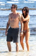 MEGAN FOX in Bikini on the Beach in Kailua-Kona 04/04/2018