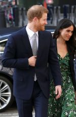 MEGHAN MARKLE and Prince Harry Arrives at Australia House in London 04/21/2018