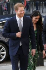 MEGHAN MARKLE and Prince Harry Arrives at Australia House in London 04/21/2018