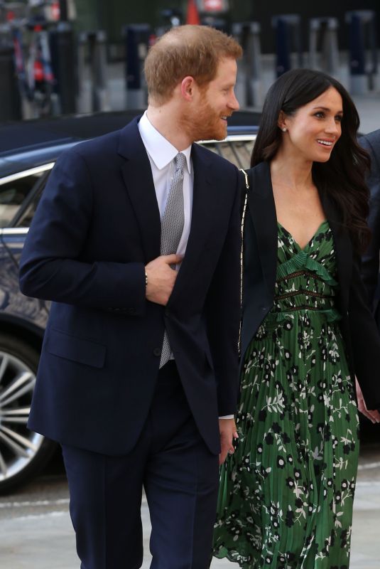 MEGHAN MARKLE and Prince Harry Arrives at Australia House in London 04/21/2018
