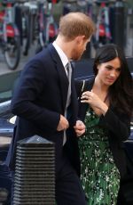 MEGHAN MARKLE and Prince Harry Arrives at Australia House in London 04/21/2018