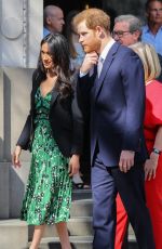 MEGHAN MARKLE and Prince Harry Arrives at Australia House in London 04/21/2018