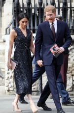 MEGHAN MARKLE and Prince Harry at Stephen Lawrence Memorial Service in London 04/23/2018