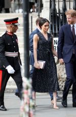 MEGHAN MARKLE and Prince Harry at Stephen Lawrence Memorial Service in London 04/23/2018