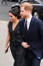 MEGHAN MARKLE and Prince Harry at Stephen Lawrence Memorial Service in London 04/23/2018