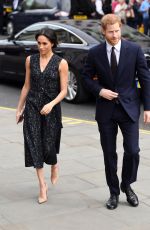 MEGHAN MARKLE and Prince Harry at Stephen Lawrence Memorial Service in London 04/23/2018