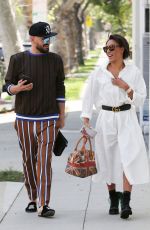 MELANIE BROWN and Gary Madatyan Out for Lunch in Beverly Hills 04/23/2018