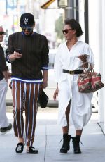 MELANIE BROWN and Gary Madatyan Out for Lunch in Beverly Hills 04/23/2018