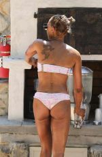 MELANIE BROWN in Bikini at a Pool in Palm Springs 04/10/2018