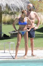 MELANIE BROWN in Bikini at a Pool in Palm Springs 04/15/2018