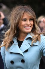 MELANIEA TRUMP at 140th White House Easter Egg Roll in Washington 04/02/2018