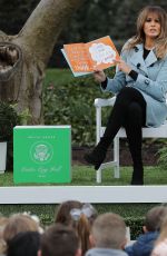 MELANIEA TRUMP at 140th White House Easter Egg Roll in Washington 04/02/2018