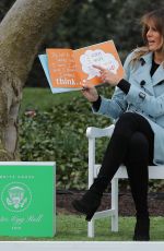 MELANIEA TRUMP at 140th White House Easter Egg Roll in Washington 04/02/2018