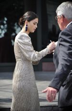 MELISSA BARRERA Arrives at Directors Guild of America in Los Angeles 04/15/2018