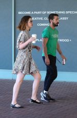 MIA GOTH and Shia Labeouf Out for Coffee in Brentwood 04/25/2018