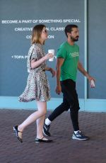 MIA GOTH and Shia Labeouf Out for Coffee in Brentwood 04/25/2018