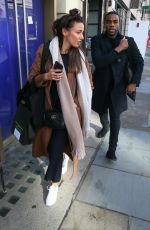 MICHELLE KEEGAN Leaves Bafta Nominations Awards Announcement in London 04/04/2018