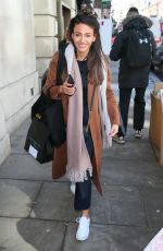 MICHELLE KEEGAN Leaves Bafta Nominations Awards Announcement in London 04/04/2018