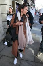 MICHELLE KEEGAN Leaves Bafta Nominations Awards Announcement in London 04/04/2018