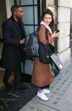 MICHELLE KEEGAN Leaves Bafta Nominations Awards Announcement in London 04/04/2018