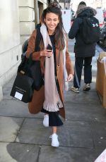 MICHELLE KEEGAN Leaves Bafta Nominations Awards Announcement in London 04/04/2018