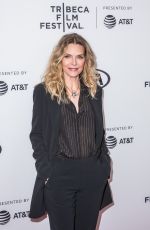 MICHELLE PFEIFFER at Scarface 35th Anniversary Cast Reunion at Tribeca Film Festival in New York 04/19/2018