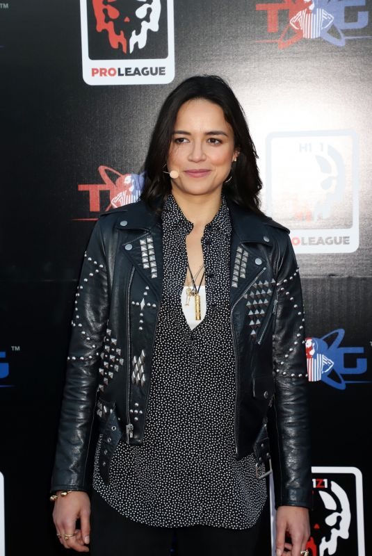 MICHELLE RODRIGUEZ at Galaxies H121 Pro League Las Vegas 04/21/2018