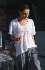 MILA KUNIS at Yogurtland in  Los Angeles 04/15/2018