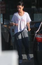 MILA KUNIS at Yogurtland in  Los Angeles 04/15/2018