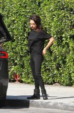 MILA KUNIS Out and About in Los Angeles 04/06/2018