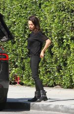 MILA KUNIS Out and About in Los Angeles 04/06/2018