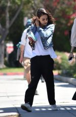 MILA KUNIS Out in Los Angeles 04/12/2018