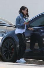 MILA KUNIS Out in Los Angeles 04/12/2018