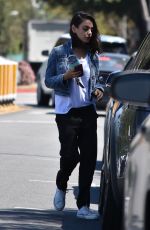 MILA KUNIS Out in Los Angeles 04/12/2018