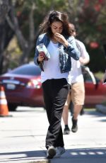 MILA KUNIS Out in Los Angeles 04/12/2018