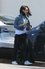 MILA KUNIS Out in Los Angeles 04/12/2018