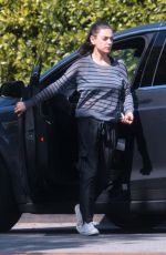 MILA KUNIS Out in Los Angeles 04/23/2018