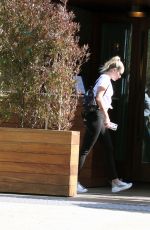 MILEY CYRUS Out for Lunch in Malibu 04/10/2018