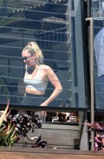 MILEY CYRUS Out for Lunch in Malibu 04/10/2018