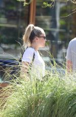 MILEY CYRUS Out for Lunch in Malibu 04/10/2018