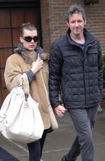 MILLA JOVOVICH and Paul W. S. Anderson Leaves Bowery Hotel in New York 04/04/2018