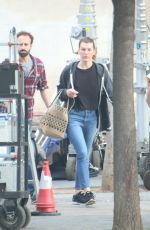 MILLA JOVOVICH Out in Barcelona 04/25/2018