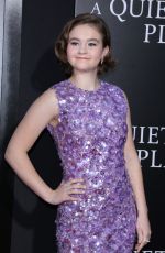 MILLICENT SIMMONDS at A Quiet Place Premiere in New York 04/02/2018