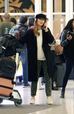 MINKA KELLY Arrives at Airport in Toronto 04/24/2018