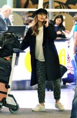 MINKA KELLY Arrives at Airport in Toronto 04/24/2018