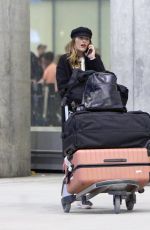 MINKA KELLY Arrives at Airport in Toronto 04/24/2018