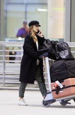 MINKA KELLY Arrives at Airport in Toronto 04/24/2018