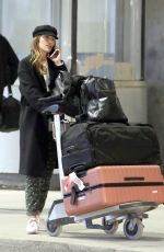 MINKA KELLY Arrives at Airport in Toronto 04/24/2018