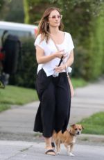 MINKA KELLY at a Pet Salon with Her Dog in Los Angeles 04/18/2018