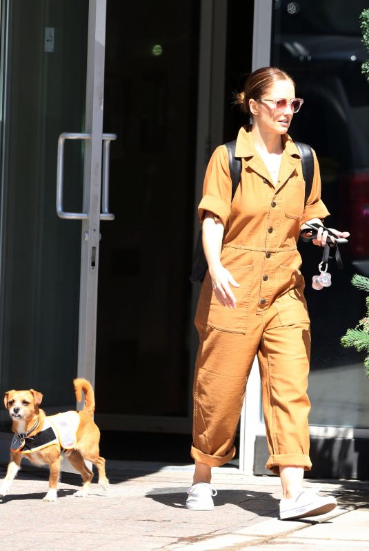 MINKA KELLY on the Set of Titans in Toronto 04/27/2018